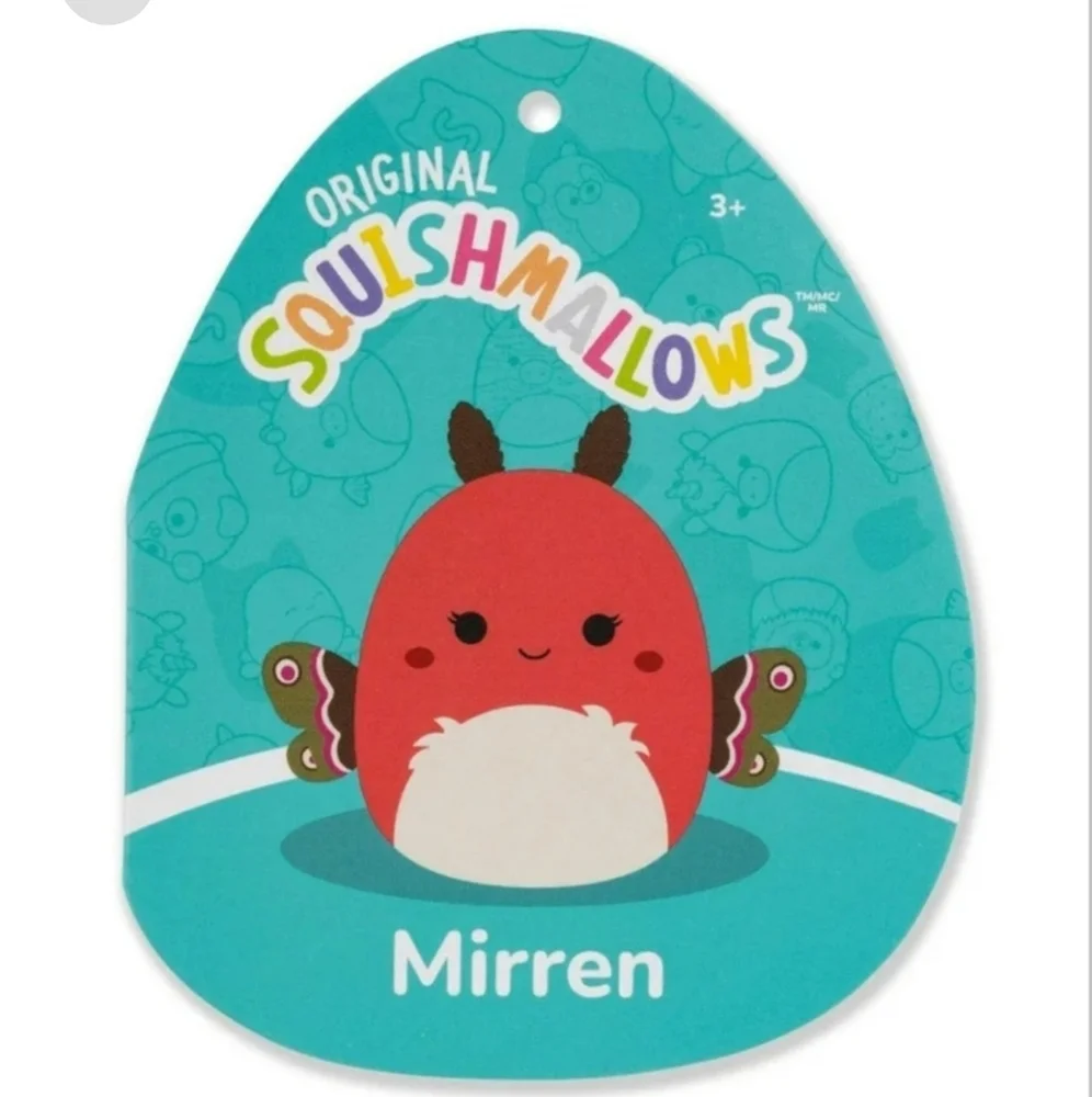 Squishmallows Original 16-Inch Mirren The Moth - Official Jazwares Large Plush”